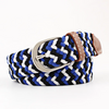 (Buy 1 Get 1) Men Women Fashion Casual Versatile Solid Color Canvas Woven Metal Buckle Belt