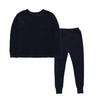 2 Pcs Set Children Solid Color Casual Sleepwear