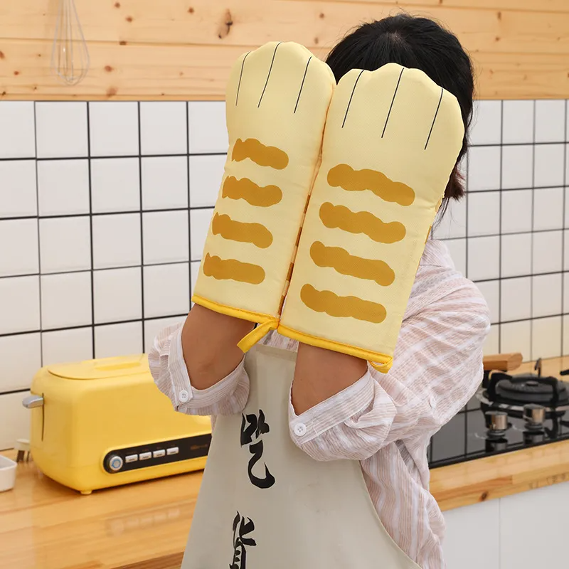 (Buy 1 Get 1) Creative Cat High Temperature Resistance Baking Gloves