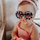 Girls Cute Star Heart Decorated Sunflower Shaped Sunglasses