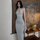 Women Fashion Elegant Solid Color Halter Neck Backless Dress