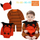 Kids Baby Girls Boys Autumn Winter Fashion Casual Cute Halloween Stripe Pumpkin Pattern Romper Set