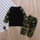 2 Pcs Baby Infant Toddler Boy Camouflage Print Tops And Pants Set
