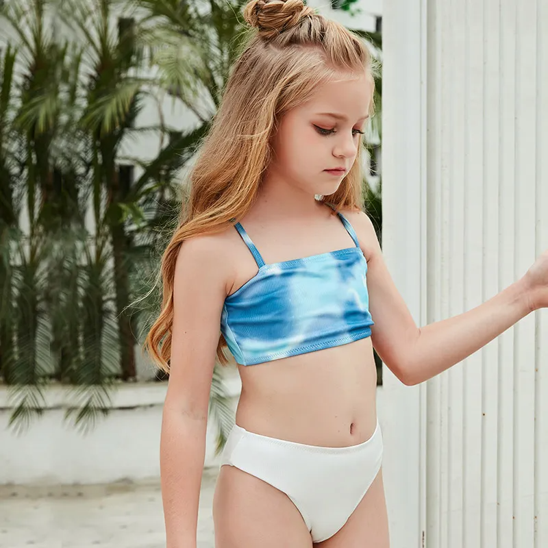 Girls Fashion Tie-Dye Tops And Bottoms Set
