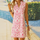 Women'S Fashion Casual Summer Vacation Floral Printed V-Neck Sleeveless Dress