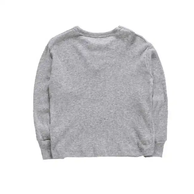 2 Pcs Set Children Solid Color Casual Sleepwear