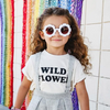 Stylish Kids Flower Pattern Sun-Shading Sunglasses