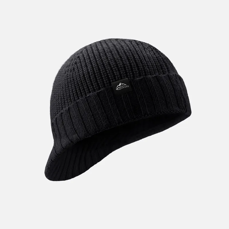 Men Loose Warm Knitted Wool Hat
