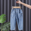 Children Kids Baby Fashion Girls Casual Embroidered Bowknot Denim Pants