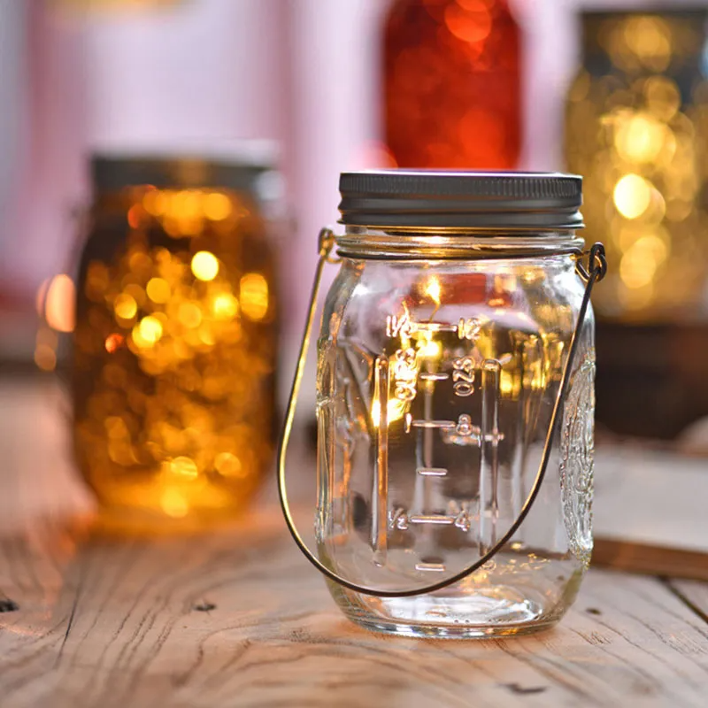 (Buy 1 Get 1) 2M 20 LED Mason Tank Decor Solar Lamp String Ornaments