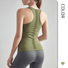 Women Fashion Yoga Exercise Running Fitness Sleeveless Quick Dry Vest
