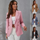 Women Fashion Slim Long Sleeve Suit Jacket Blazers