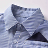 Fashionable Boys Cotton Handsome Solid Color Shirts And Knitted Vests And Pants Set