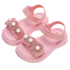 Children Kids Baby Fashion Girls Flower Pearl Casual Sandals Soft Bottom Shoes