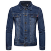 Men Casual Large Size Loose Slim Denim Jacket