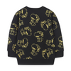 (Buy 1 Get 1) Children Kids Baby Fashion Boys Long Sleeve Cartoon Dinosaur Print Round Neck Pullover Sweatshirt