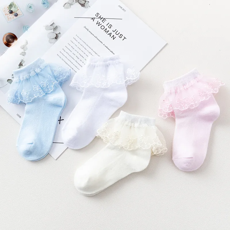 Kids Lace Mesh Breathable Socks