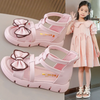 Children Kids Baby Fashion Girls Bowknot Princess Zipper Sandals Shoes