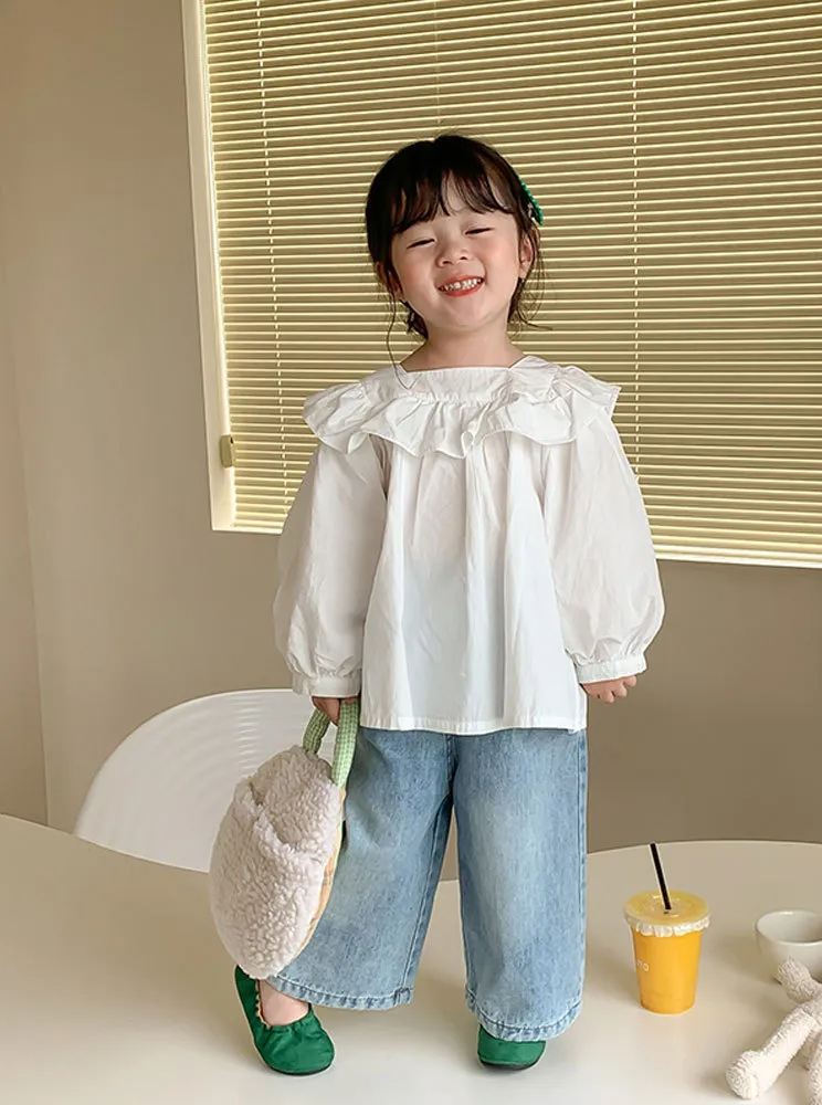 Children Kids Baby Fashion Girls Loose Denim Pants