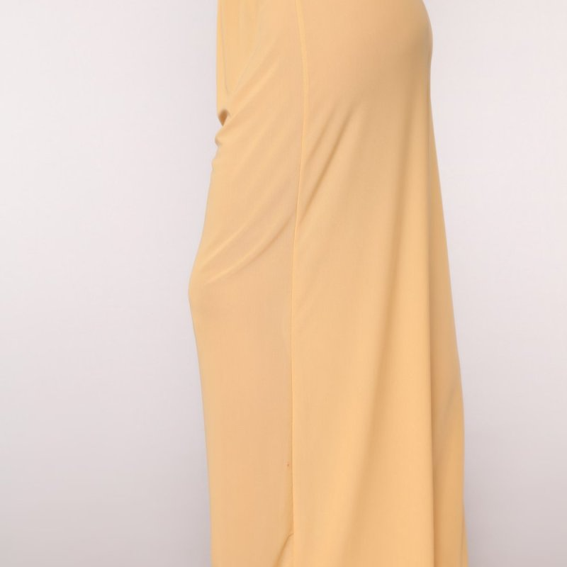 Women'S Fashion Sexy Solid Color Mesh See-Through Wide-Leg Pants