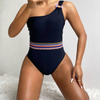 Women'S Black Fashion Skinny One-Piece Swimsuit