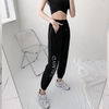 Fashion Athleisure Women Summer Casual Letter Print Quick-Drying Sports Pants