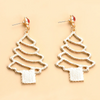 (Buy 1 Get 1) Women Fashion Cartoon Christmas Tree Diamond Alloy Earrings