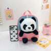Children Kids Baby Fashion Boys Girls Cartoon Panda Doll Plushtoy Backpack School Bag
