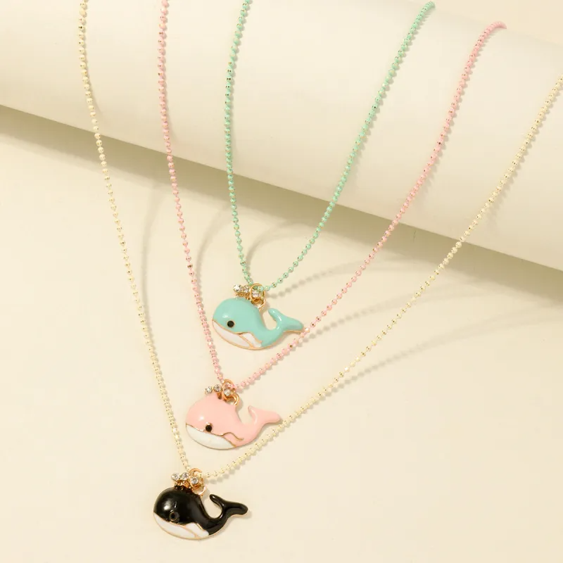 (Buy 1 Get 1) Children Kids Baby Fashion Girls Flower Butterfly Necklace Set