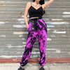 Fashion Women Multicolor Tie-Dye High Waist Harem Pants