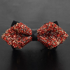 (Buy 1 Get 1) Men'S Casual Fashion Rhinestone Exquisite Nightclub Solid Color Bow Tie