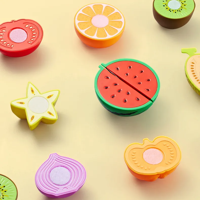 20pcs/Set Children Kitchen Cutting Fruit Vegetable Food Toy