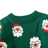 Kids Toddler Boys Girls Fashion Casual Christmas Long Sleeve Round Neck Knitwear