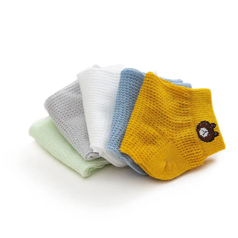 Kids Cute Cartoon Breathable Socks Set