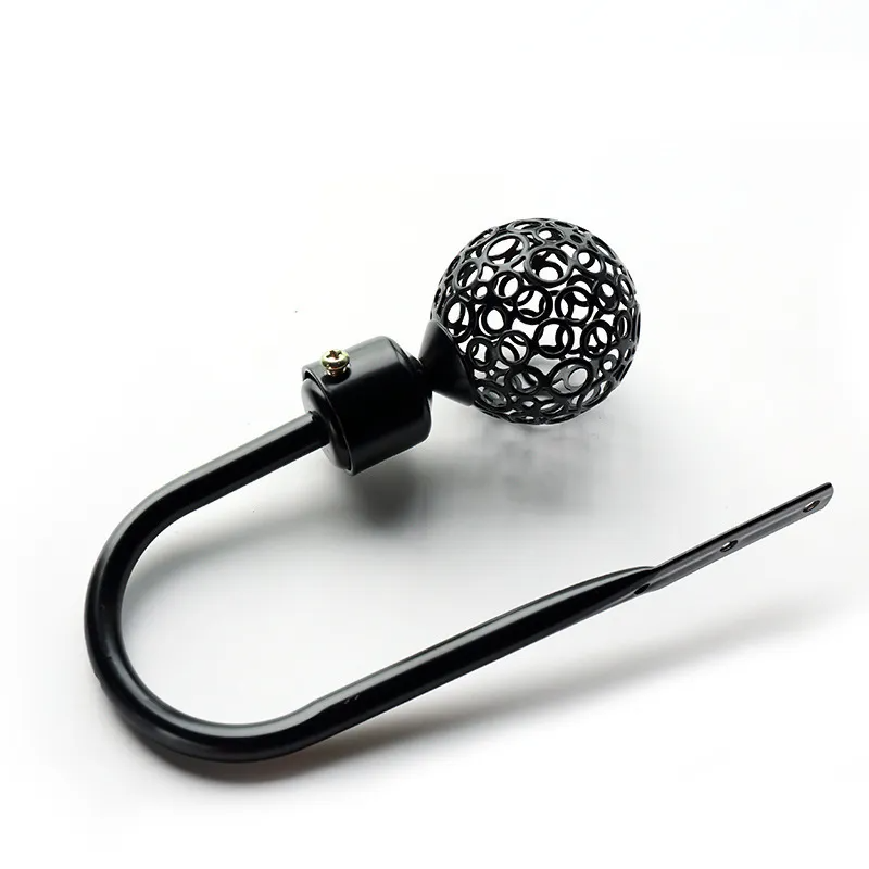 (Buy 1 Get 1)  European Classical Curtain Decoration Fashion Hollow Round Head Curtain Hook Without Ball Straps