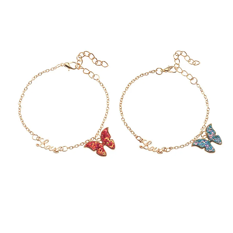 (Buy 1 Get 2) Children Kids Baby Fashion Girls Butterfly Bracelet Set