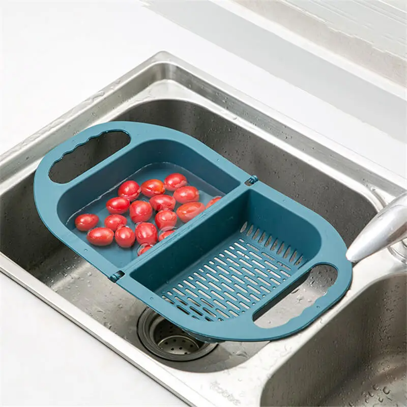 Kitchen Collapsible Plastic Wash Fruit Basket
