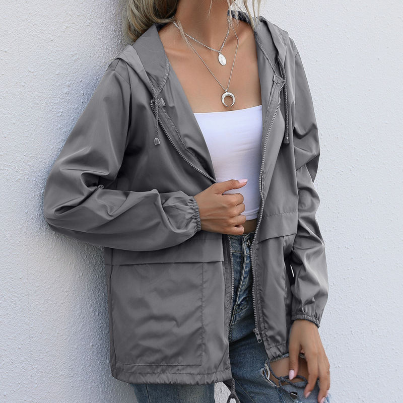Solid Color Fashion Women Casual Loose Long Sleeve Jacket