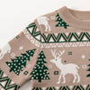 Kids Toddler Boys Girls Fashion Casual Cute Christmas Deer Round Neck Long Sleeve Knitwear Sweater