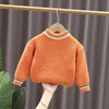 Kids Toddler Girls Boys Autumn Winter Fashion Casual Simple Solid Color Round Neck Sweater
