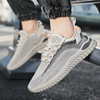 Men Summer Leisure Sports Versatile Mesh Cloth Flat Lace-Up Sneakers