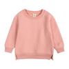 Baby Children Kids Girls Boys Solid Color Long Sleeves Sweatshirt