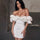 Women Sexy Solid Color Off-Shoulder Party Dress