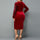 Women Elegant Sequins Patchwork Plus Size Bodycon Dress