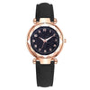 Buy 1 Get 1 Women Chic Star Pattern Dial PU Band Quartz Watch