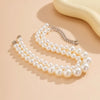 Exaggerated Multilayer Pearl Necklace