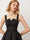 Women Elegant Solid Color Sling Party Dress