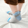 5pairs/Set Boys Basic Color Blocking Soft Socks
