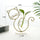 Copy of Simple Home Creative Cat Iron Hydroponic Flower Arrangement Vase 2 pcs Gold Color