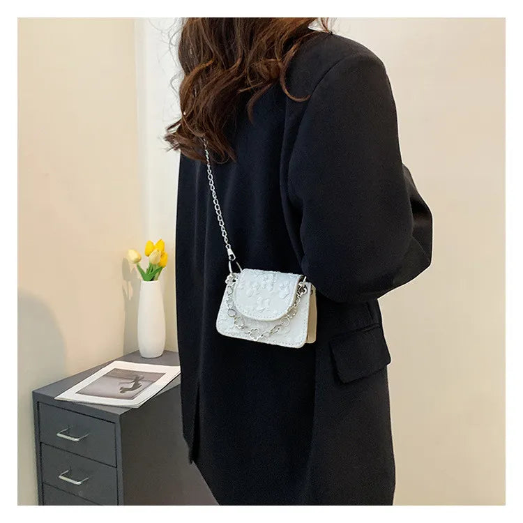 Buy 1 Get 1 Women Fashion Floral Mini Chain Square Crossbody Bag